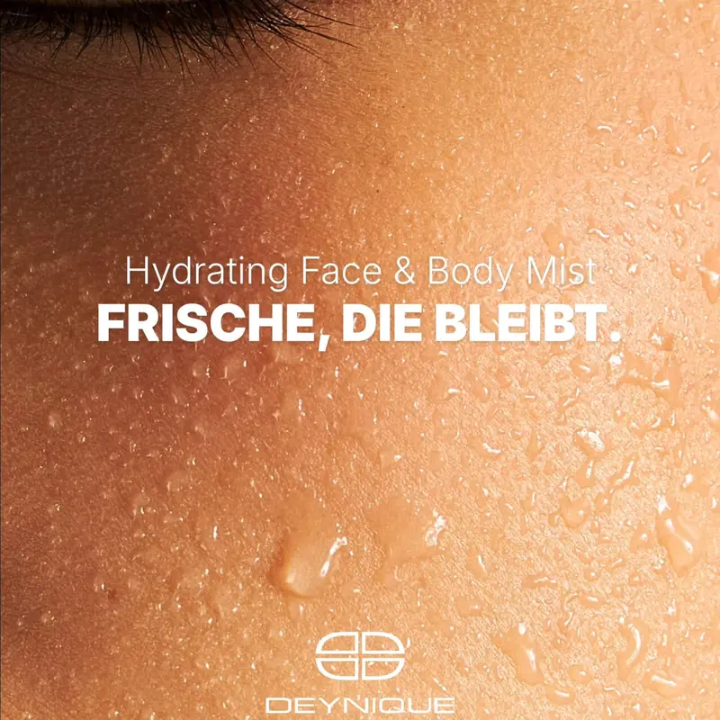 Nahaufnahme frischer, ebenmäßiger Haut nach einer Behandlung